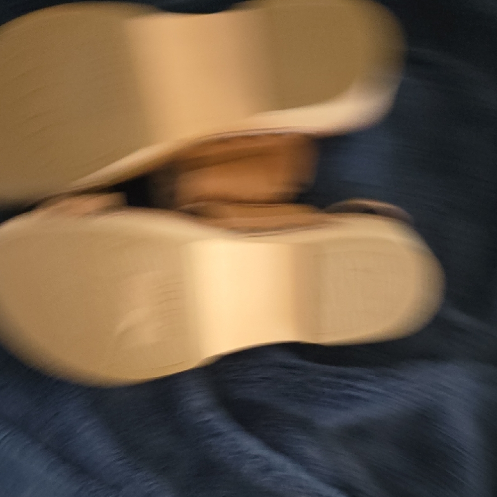 Earth Tan Sandals with Perforated Design and Ankle Strap - Picture 13 of 15